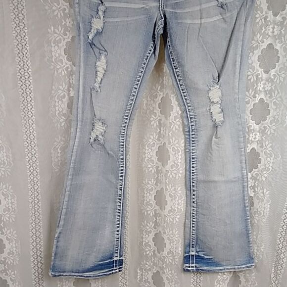 Ame Thyet Wash Acid Women's Jeans Size 11 80% Cotton - Picture 4 of 12